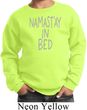 Kids Yoga Sweatshirt Namastay In Bed Sweat Shirt