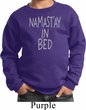 Kids Yoga Sweatshirt Namastay In Bed Sweat Shirt