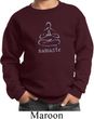 Kids Yoga Sweatshirt Namaste Lotus Pose Sweat Shirt