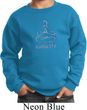 Kids Yoga Sweatshirt Namaste Lotus Pose Sweat Shirt