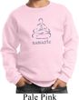 Kids Yoga Sweatshirt Namaste Lotus Pose Sweat Shirt