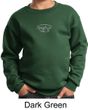 Kids Yoga Sweatshirt Namaste Small Print Youth Sweat Shirt