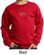 Kids Yoga Sweatshirt Namaste Small Print Youth Sweat Shirt