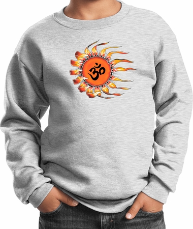 Kids Yoga Sweatshirt Ohm Sun Sweat Shirt