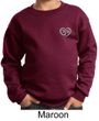Kids Yoga Sweatshirt OM Heart Pocket Print Sweat Shirt