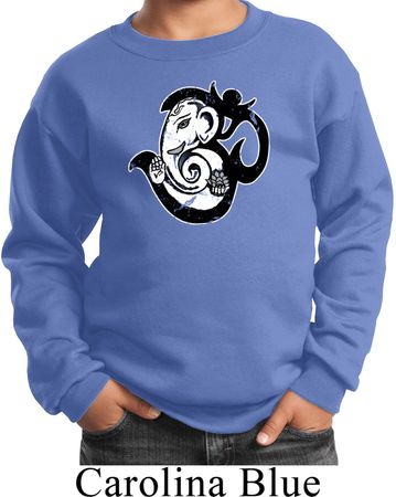 Kids Yoga Sweatshirt Om Mashup Sweat Shirt