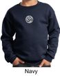 Kids Yoga Sweatshirt Om Symbol Small Print Youth Sweat Shirt
