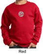 Kids Yoga Sweatshirt Om Symbol Small Print Youth Sweat Shirt