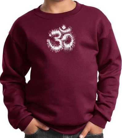 Kids Yoga Sweatshirt OM Tie Dye Sweat Shirt