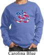 Kids Yoga Sweatshirt Patriotic Om Sweat Shirt