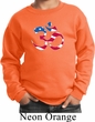 Kids Yoga Sweatshirt Patriotic Om Sweat Shirt