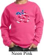 Kids Yoga Sweatshirt Patriotic Om Sweat Shirt