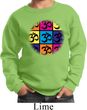 Kids Yoga Sweatshirt Pop Art Om Sweat Shirt