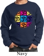 Kids Yoga Sweatshirt Pop Art Om Sweat Shirt