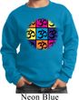 Kids Yoga Sweatshirt Pop Art Om Sweat Shirt