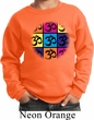 Kids Yoga Sweatshirt Pop Art Om Sweat Shirt