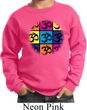 Kids Yoga Sweatshirt Pop Art Om Sweat Shirt