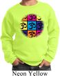 Kids Yoga Sweatshirt Pop Art Om Sweat Shirt