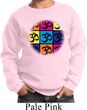 Kids Yoga Sweatshirt Pop Art Om Sweat Shirt
