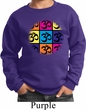 Kids Yoga Sweatshirt Pop Art Om Sweat Shirt