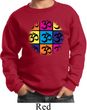 Kids Yoga Sweatshirt Pop Art Om Sweat Shirt