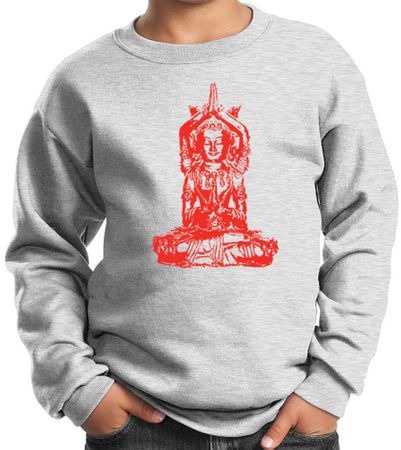Kids Yoga Sweatshirt Red Tara Sweat Shirt