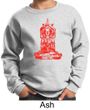 Kids Yoga Sweatshirt Red Tara Sweat Shirt