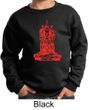 Kids Yoga Sweatshirt Red Tara Sweat Shirt