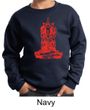 Kids Yoga Sweatshirt Red Tara Sweat Shirt