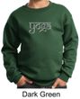 Kids Yoga Sweatshirt Sanskrit Yoga Text Youth Sweat Shirt
