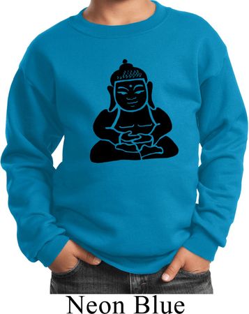 Kids Yoga Sweatshirt Shadow Buddha Sweat Shirt