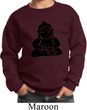 Kids Yoga Sweatshirt Shadow Buddha Sweat Shirt