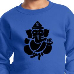 Kids Yoga Sweatshirt Shadow Ganesha Sweat Shirt