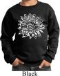 Kids Yoga Sweatshirt Sketch Lotus Sweat Shirt
