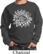 Kids Yoga Sweatshirt Sketch Lotus Sweat Shirt