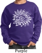 Kids Yoga Sweatshirt Sketch Lotus Sweat Shirt