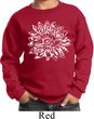 Kids Yoga Sweatshirt Sketch Lotus Sweat Shirt