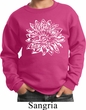 Kids Yoga Sweatshirt Sketch Lotus Sweat Shirt