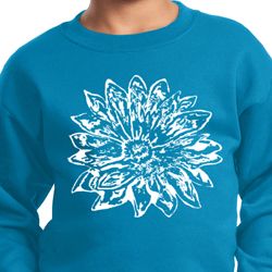 Kids Yoga Sweatshirt Sketch Lotus Sweat Shirt