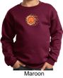 Kids Yoga Sweatshirt Sleeping Sun Meditation Youth Sweat Shirt
