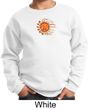 Kids Yoga Sweatshirt Sleeping Sun Meditation Youth Sweat Shirt