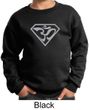 Kids Yoga Sweatshirt Super OM Youth Sweat Shirt