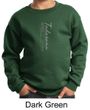 Kids Yoga Sweatshirt Tadasana Mountain Pose Youth Sweat Shirt