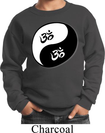 Kids Yoga Sweatshirt Yin Yang AUM Sweat Shirt