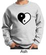 Kids Yoga Sweatshirt Yin Yang Heart Sweat Shirt
