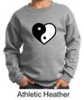 Kids Yoga Sweatshirt Yin Yang Heart Sweat Shirt