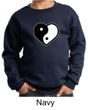 Kids Yoga Sweatshirt Yin Yang Heart Sweat Shirt