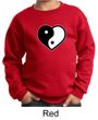Kids Yoga Sweatshirt Yin Yang Heart Sweat Shirt