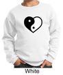 Kids Yoga Sweatshirt Yin Yang Heart Sweat Shirt