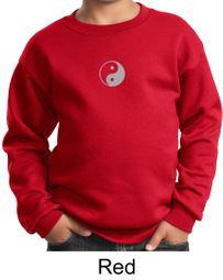 Kids Yoga Sweatshirt Yin Yang Meditation Youth Sweat Shirt